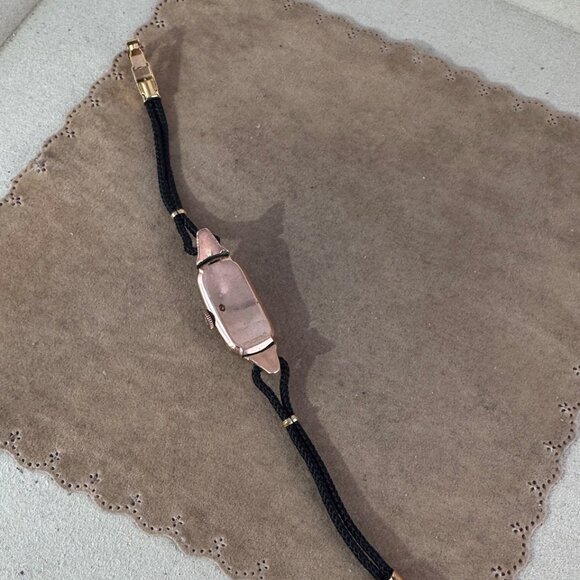 Gruen Curvex Precision Swiss Movement 17 Jewels 10 Karat Rose Gold Filled - Picture 10 of 11